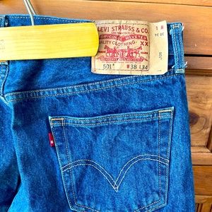 Levi’s Blank Tab 501s